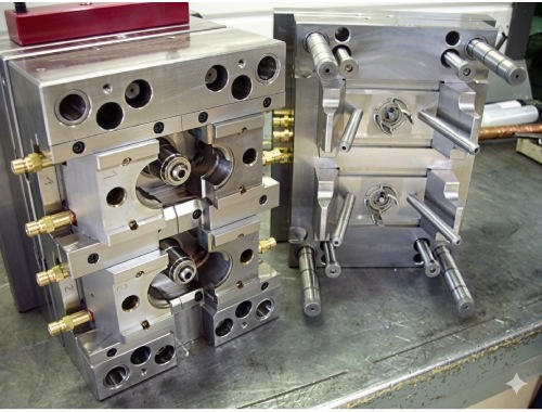 Moule injection plastique avec tiroir